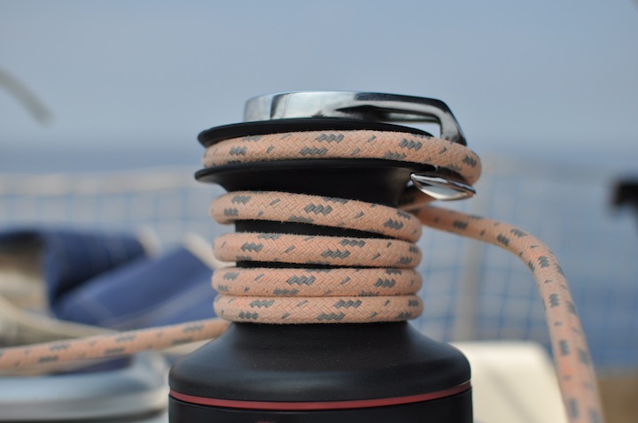 winch avec bout rose et gris