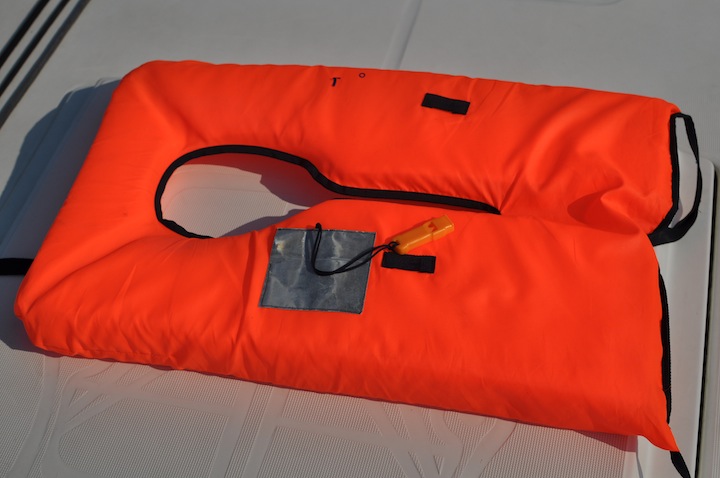 gilet de sauvetage à l'ancienne