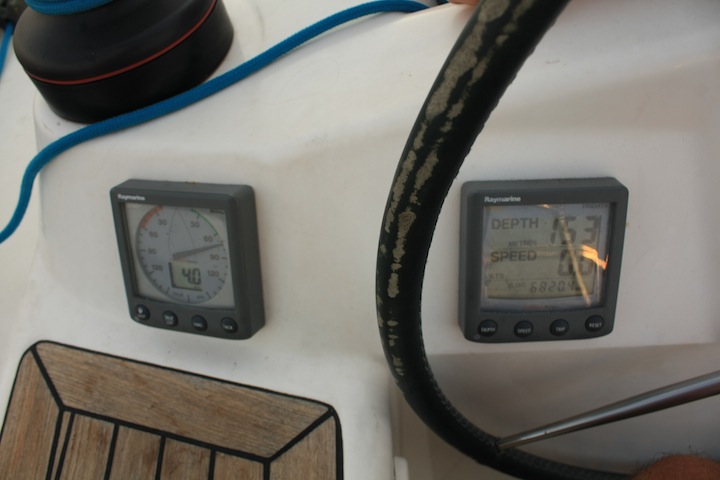 écran de rappel du speedo